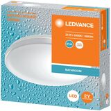Вологозахищений настінний/стельовий світильник Ledvance CEILING ROUND 325х72мм 24W 1800Lm 4000K IP44 Сходи / коридори / Ванні кімнати / Підвали