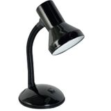 Настольна лампа PANAN CLASSIC DISK E27, 40Вт черная металл/пластик Osram