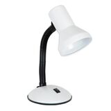 Настольна лампа PANAN CLASSIC DISK E27, 40Вт белая металл/пластик Osram