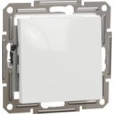 Выключатель кнопочный 1 клавишный 10 A 250V AC 2300 Вт без рамки Белый Asfora Schneider Electric EPH0770121