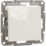 Перемикач 1 клавішний 10 A 250V AC 2300 Вт без рамки Кремовий Asfora Schneider Electric EPH0470123