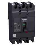 EasyPact 15kA 400V 3Р/3T 75А Автоматический выключатель в литом корпусе Schneider EZC100N3075