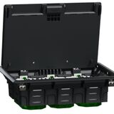 Підлоговий лючок, пластиковий, розмір L, 6 модулів, Unica System+