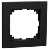 Рамка 1 постовая M-Pure Ocean Plastic матовый черный Schneider Electric Merten MEG4010-3603