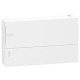 Електрощиток накладний Mini Pragma 1ряд/18мод. біли дверцята