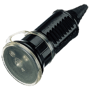 16А 2п+З 230В розетка SCHUKO кабельна IP44 чорна