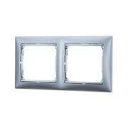 Рамка 2-местная Valena (алюминий)