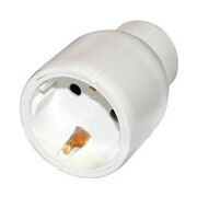 Розетка Електрична з заземленням  біла Legrand