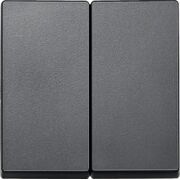 Клавиша для выключателя 2-кл., Merten System M, (антрацит мат.ТП) Schneider Electric