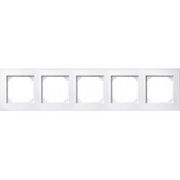 Merten M-Plan Рамка на 5 пост, полярно-белый Термопласт Schneider Electric