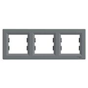 Рамка 3 місцева Asfora Сталь