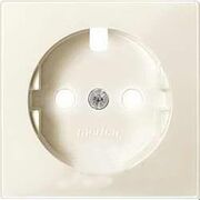 Панель для розетки силовий, Merten System M (білий блескTП) Schneider Electric