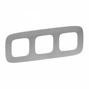 Рамка 3 поста Алюміній Valena Allure