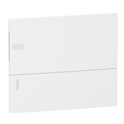 Щит встроенный 1 ряд/12 модулей белые двери MiniPragma