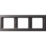 Рамка 3-кратная антрацит горизонтальная K.1 Berker