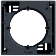 Коробка для внешнего монтажа одинарная антрацит Asfora