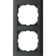 Рамка 2 поста антрацит M-PURE