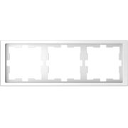 Рамка 3 поста білий лотос D-Life