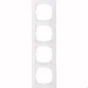 Рамка 4 поста полярно-белый M-PURE