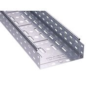 Лоток перфорований 300х100 гарячого цинкування метод Сендзиміра L 3000 ДКС
