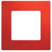 672531 Рамка 1-постовая Etika (красный) Легранд