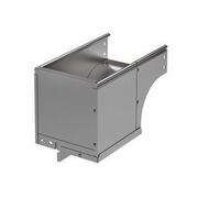 Кут CDSS 90°вертикальний зовнішній перехідник лівобічний осн. 100 H100  гарячого цинкування.