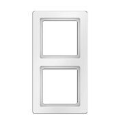 Рамка 2-кратна полярна білизна серія Q.1 BERKER