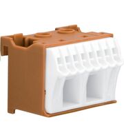 Блок фазных клемм QiuckConnect фазная клемма 2x16мм2+8x4мм2 ширина 45мм HAGER