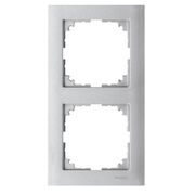 Рамка 2-постовая серия M-Pure Алюминий Merten System M