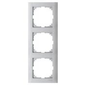 Рамка 3-постовая серия M-Pure Алюминий Merten System M