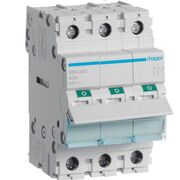 Выключатель нагрузки 3-полюсный 40А/400В 3-модуля HAGER