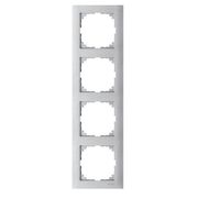 Рамка 4-постовая серия M-Pure Алюминий Merten System M