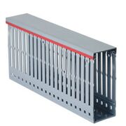 Кабель-канал перфорированный короб RL6 40x80 шаг 10мм перф. 4мм L=2м Серый  QUADRO  ДКС