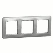 Рамка 3-місна, Sedna Design (алюміній)