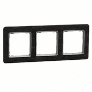 Рамка 3-місна, Sedna Elements (камінь)