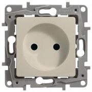 672320 Розетка без заземлення Etika (слонова кістка) Legrand 672320