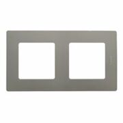 672522 Рамка 2-постова Etika (світла галька) Легранд 672522