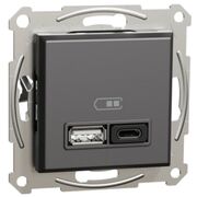 Поворотний LED димер, 230 В, 370 Вт. З рамкою в комплекті Білий Asfora Schneider Electric EPH6800121