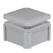 IB403 Коробка распределительная 90х90х52мм накладная самозатух. полипропилен 850 С IP55  UNIKA PLANK Electrotechnic