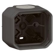 Коробка накладная 1-постовая, цвет Антрацит ЕІВ PLEXO IP55 NEW Legrand