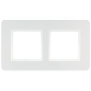 Рамка 2Х пластикова пол.білизна, Q.7