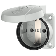 Силовий роз'єм 16A2p+E 230V розетка SCHUKO кабельна IP54 Меннекес