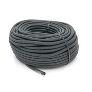 Труба гибкая гофрированная ПВХ 25/19мм с протяжкой серая 350Н бухта 100 м UEA METAKSAN