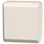 Силовий роз'єм 16A3P 6H230V для поверхневого монтажу, перлово-біла CEPEX IP44 Меннекес