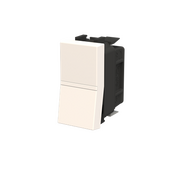 N2102 BB Выключатель проходной (универсальный)(сх.6),  1 модуль, Zenit (тотальный белый)