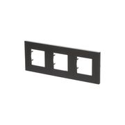 N2273.1 AN Рамка 3-на, Zenit R Solid (антрацит)