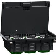 Напольный US+ люк пластиковый 6 модулей размер L на 6х45 (6 постов или 12 модулей) IP20 Unica System+ Schneider Electric