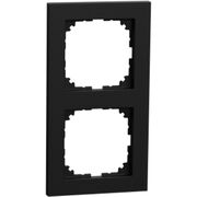 Рамка 2 постова M-Pure Ocean Plastic матовий чорний Schneider Electric Merten MEG4020-3603