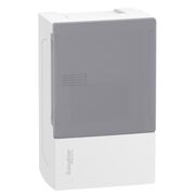 Электрощиток накладной 1ряд/4мод. дымчатые дверцы Resi9 Mini Pragma Schneider