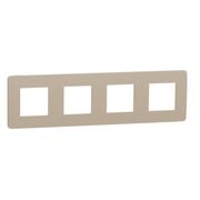 Рамка 4-постова Unica Studio (бежевий) Schneider Electric NU200844